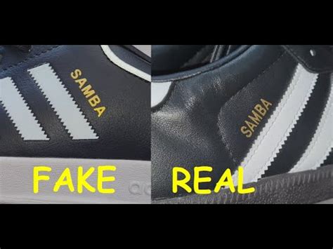 how to spot adidas samba fake|genuine adidas counterfeit.